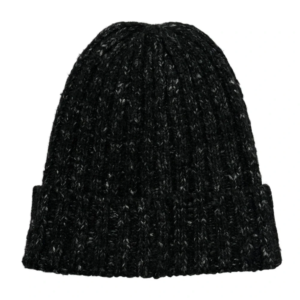 The North Face Chunky Ribbed Knit Beanie Black Marled Winter‎ Hat NF0A3FGS
